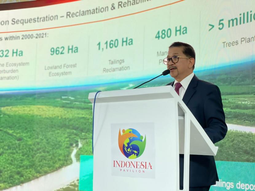  Direktur Utama holding tambang BUMN, Mining Industry Indonesia (MIND ID) Hendi Prio Santoso menyatakan komitmennya untuk terus berusaha menekan emisi gas rumah kaca (GRK) untuk membantu mengatasi perubahan iklim dunia.