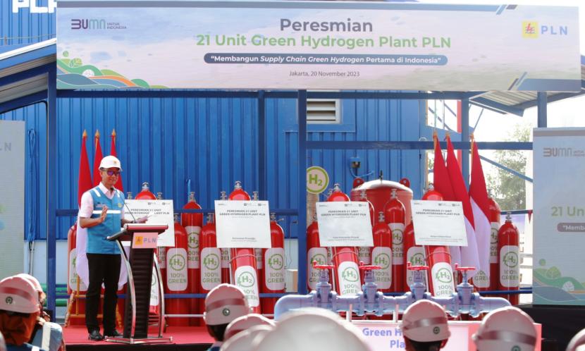 Direktur Utama PLN Darmawan Prasodjo mengatakan dalam sambutannya bahwa PLN akan terus melakukan pengembangan hydrogen hijau sebagai bahan bakar alternatif di mana saat ini PLN telah membuat 21 GHP di seluruh unit pembangkitan PLN Group dengan total produksi hampir mencapai 200 ton per tahun.