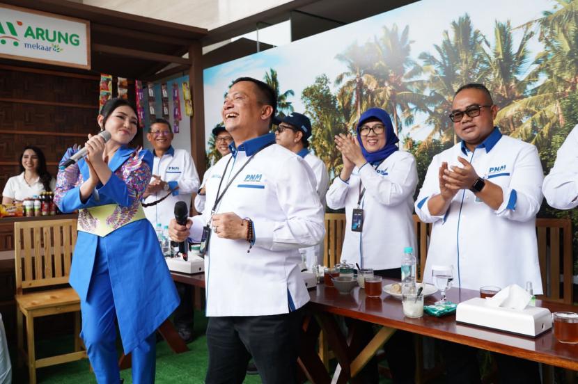 Direktur Utama PNM Arief Mulyadi di HUT Ke-24 PMN. 