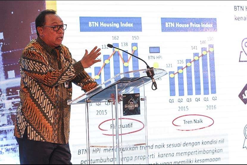 Direktur Utama PT Bank Tabungan Negara (Persero) Tbk Maryono.