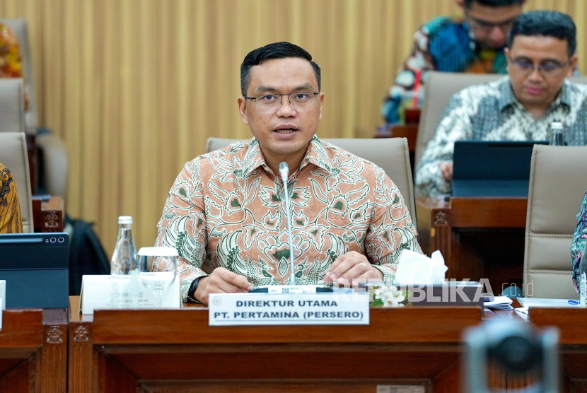 Direktur Utama PT Pertamina (Persero) Simon Aloysius Mantiri.