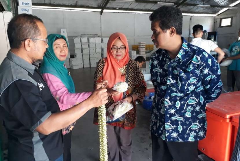 Dirjen Hortikultura Suwandi, saat berkunjung ke Kabupaten Tegal, Jawa Tengah, Kamis (9/8)