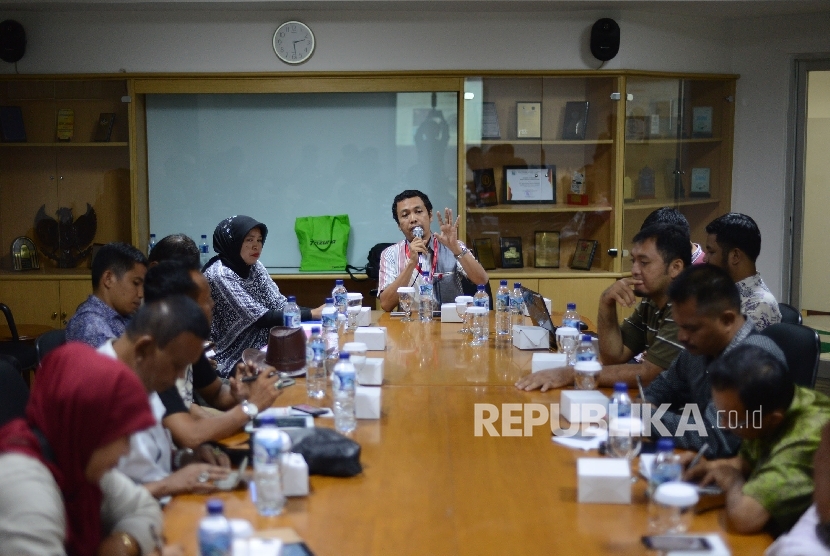 Diskusi antara redaksi Republika dengan puluhan wartawan dari Tanah Datar