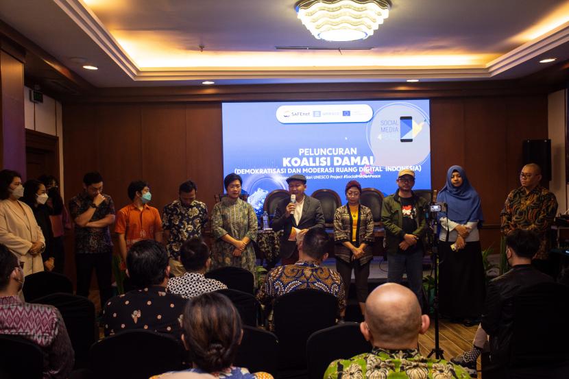 Diskusi Countering Hate Speech and Disinformation Online in the Context of the 2024 Elections: Challenges and Opportunities, Kamis (16/2/2023), di Jakarta.