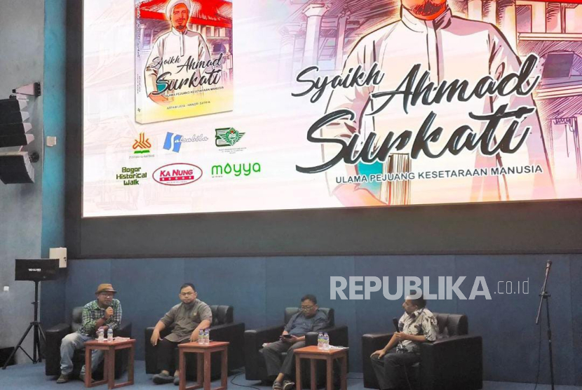 Diskusi dan bedah komik bertajuk Syekh Ahmad Surkati: Ulama Pejuang Kesetaraan Manusia di Perpustakaan Kota Bogor, Sabtu (23/11/2024).