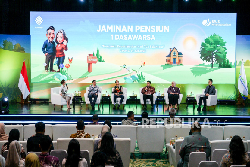 Diskusi di Plaza BPJAMSOSTEK, Kamis (24/7/2025) 