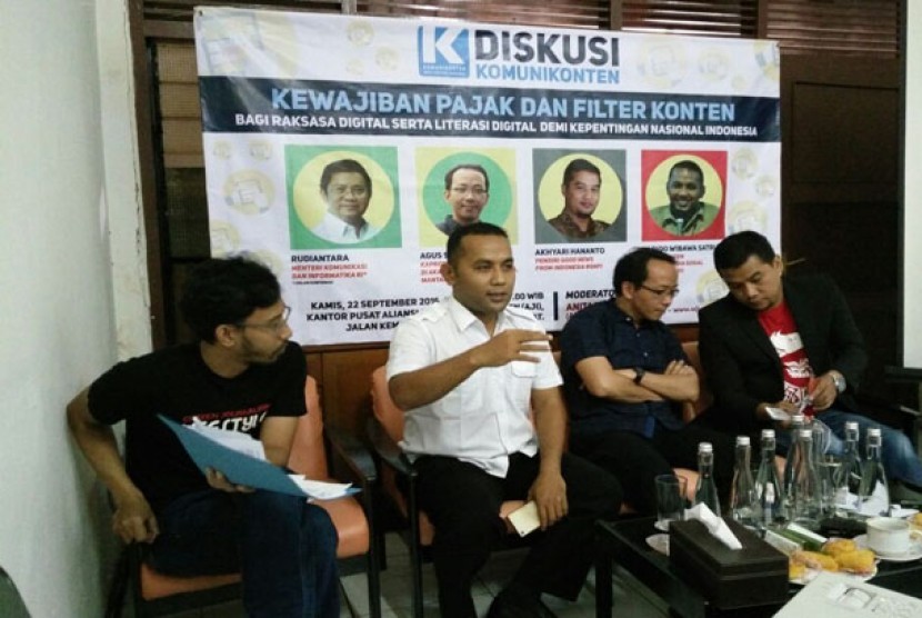 Diskusi Kewajiban Pajak dan Filter Konten Bagi Raksasa Digital, Serta Literasi Digital Untuk Kepentingan Nasional Indonesia