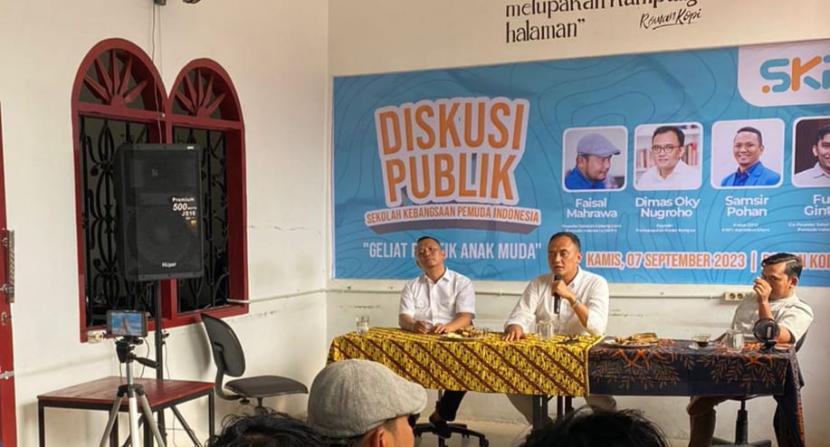 Diskusi komunitas anak muda di Kota Medan, Provinsi Sumut, mengusulkan capres muda alternatif pada 2024.