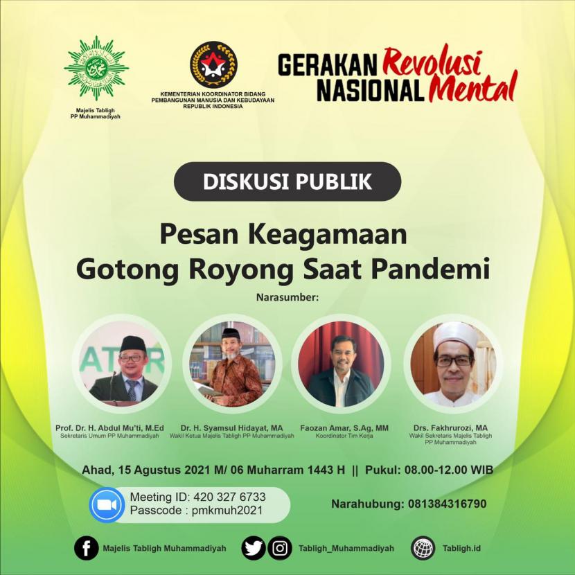 Diskusi Majelis Tabligh Muhammadiyah.