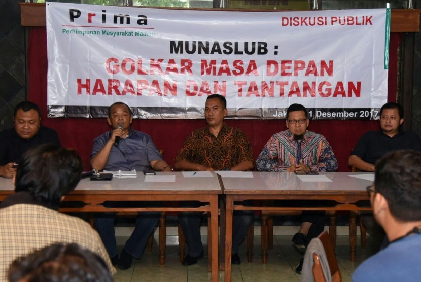 Diskusi membahas Munaslub Golkar