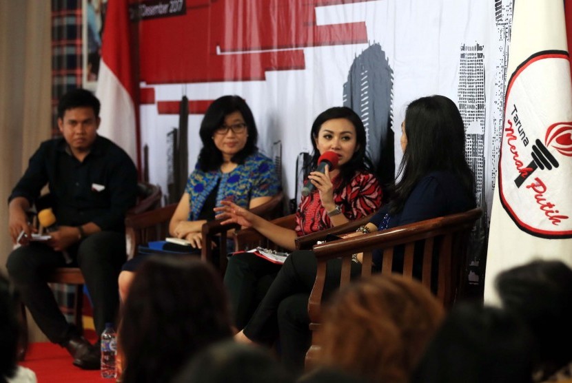 Diskusi perempuan dan politik di DPP Taruna Merah Putih