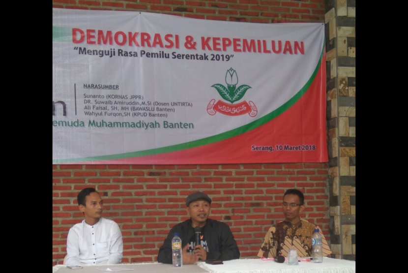 Diskusi yang digelar Pemuda Muhammadiyah Banten yang bertema 