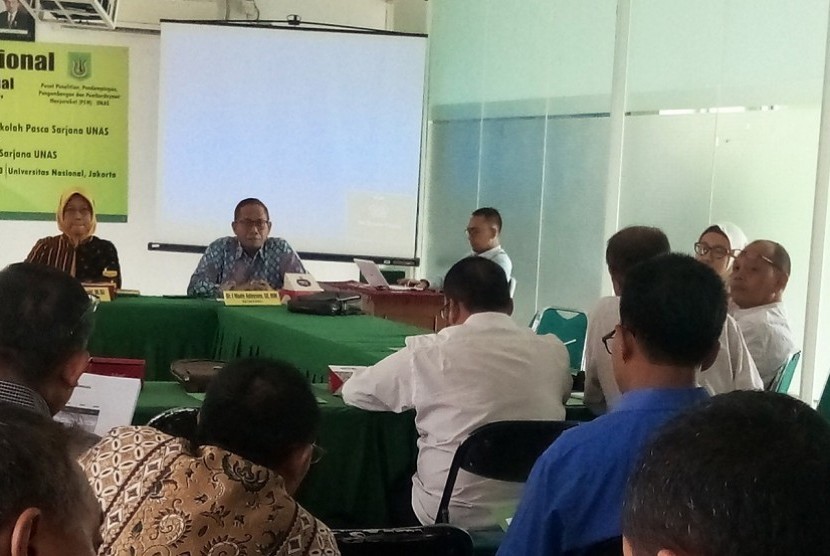 Diskusi yang digelar Program Magister Adminitrasi Publik Universitas Nasional, Jakarta, Senin (10/12), mengambil tema 
