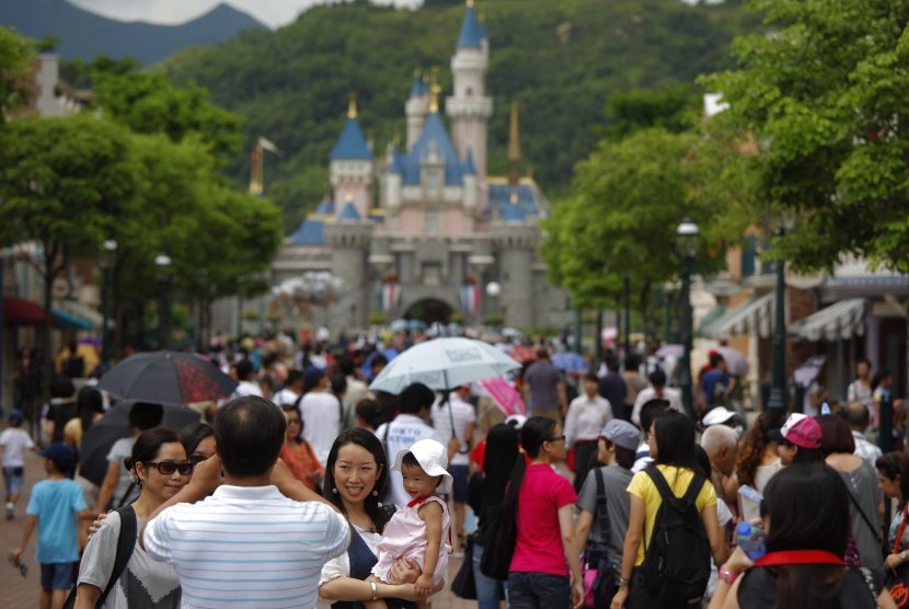 Disneyland Hong Kong jadi taman hiburan ke dua yang beroperasi kembali (Foto: Disneyland Hong Kong)