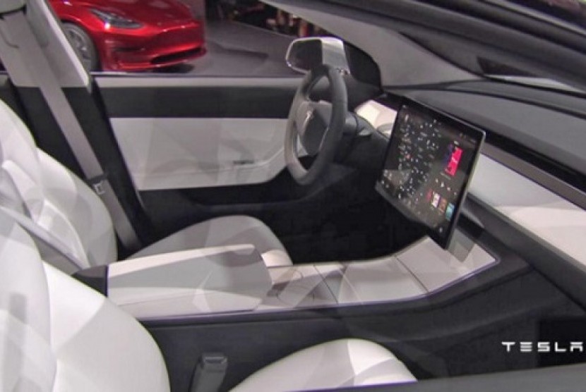 Display mobil Tesla
