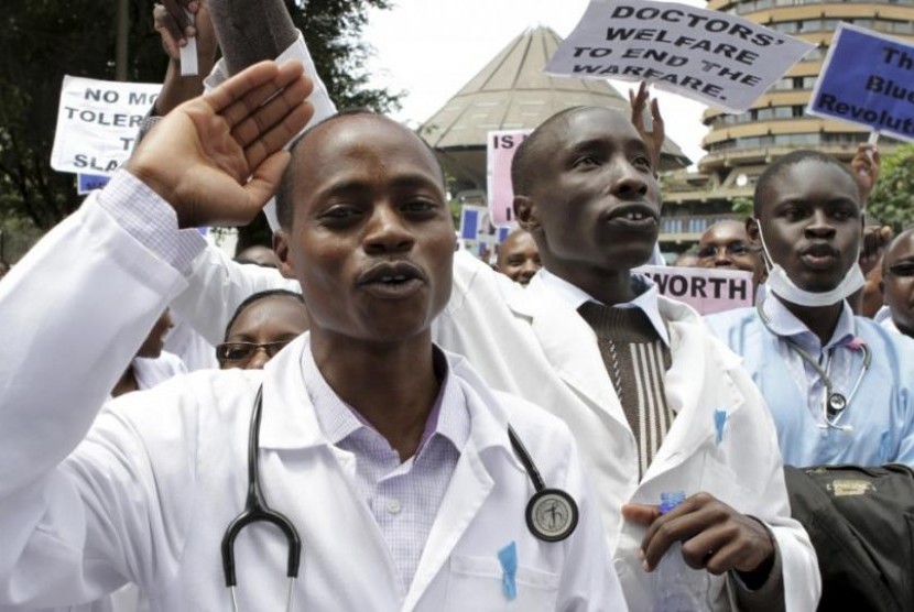 Dokter Kenya mogok kerja.
