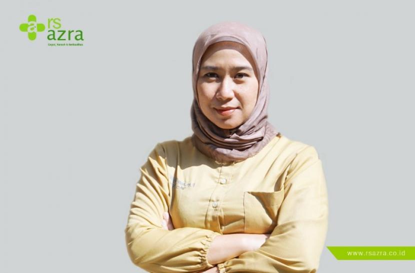 Dokter spesialis anak Rumah Sakit Azra, Wita Rostania. Beberapa bulan terakhir jumlah kasus flu Singapura di Indonesia sedang meningkat.