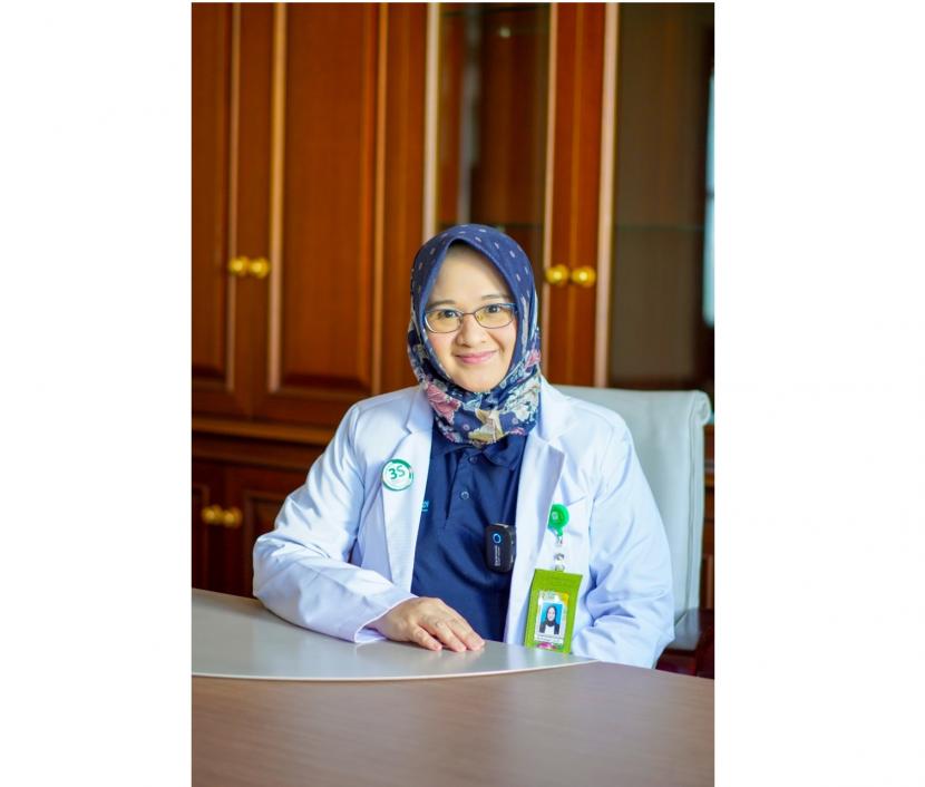 Dokter Spesialis Departemen Medik Dermatologi dan Venereologi RS Sari Asih Serang, Kota Serang, Kharisma Yuliasis Widiasri.