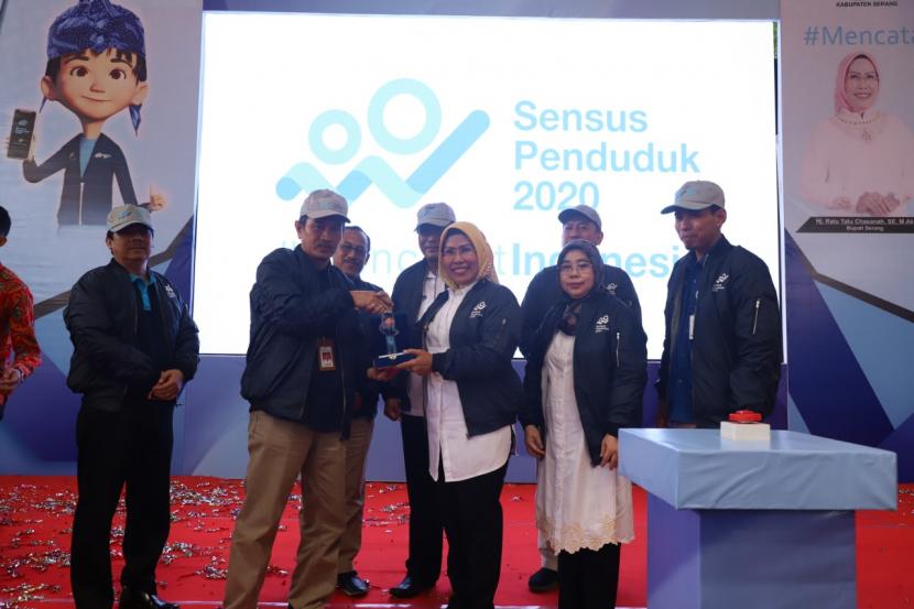 Dokumen foto launching sensus 2020 sebelum pandemi covid-19