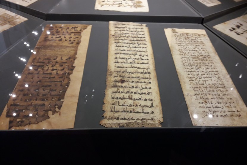 dokumen yang dikirim dari Masjid Ummayah di Damaskus,