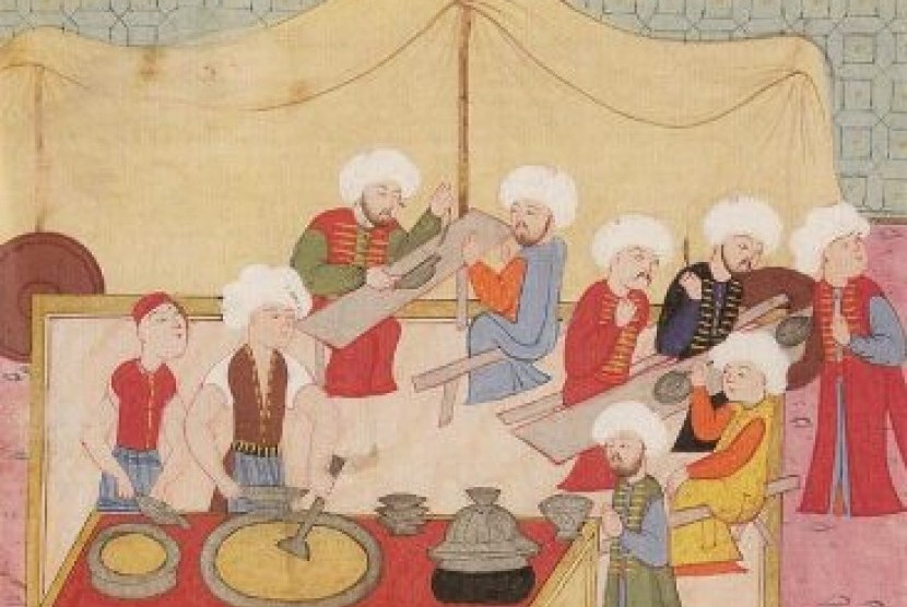Dokumentasi penyiapan takjil pada era Ottoman