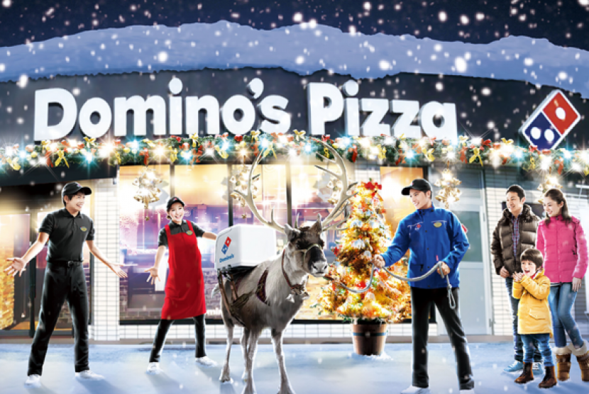 Domino pizza akan gunakan rusa kutub sebagai kurir menghadapi musim dingin