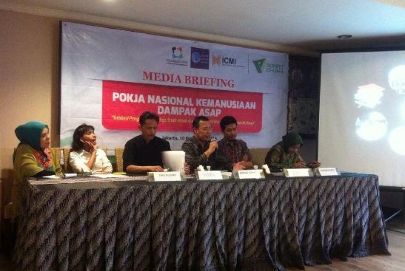 Dompet Dhuafa dan Ikatan Cendikiawan Muslim Indonesia (ICMI) menginisiasi Program Kerja (Pokja) Nasional Kemanusiaan penanganan kabut asap