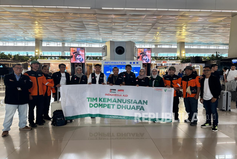 Dompet Dhuafa Kembali Berangkatkan Relawan Kemanusiaan untuk Gaza, Bangun Klinik Hingga Pasar