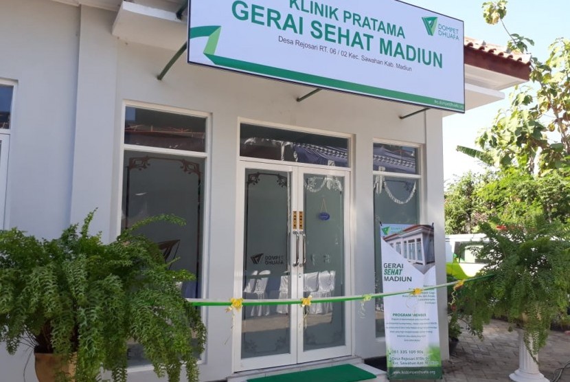 Dompet Dhuafa (DD) meresmikan Gerai Sehat di Desa Rejosari, Sawahan, Kabupaten Madiun, Sabtu (7/7).