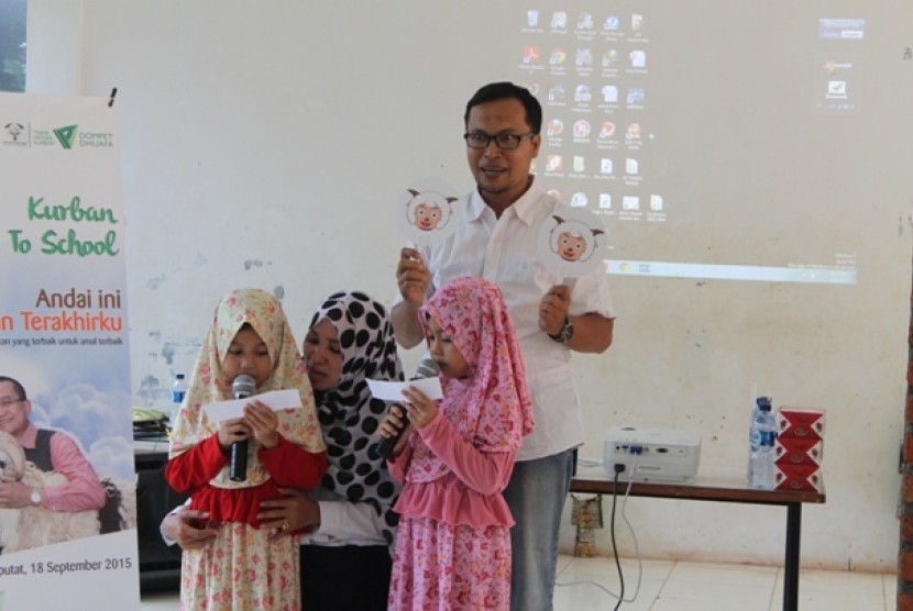 Dompet Dhuafa menggelar edukasi kurban kepada anak