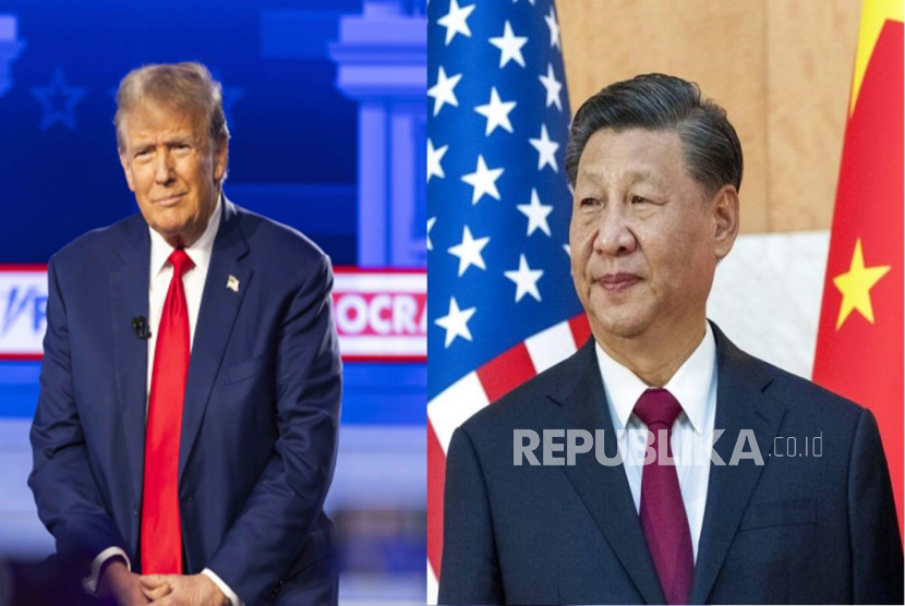 Donal Trump dan Xi Jinping