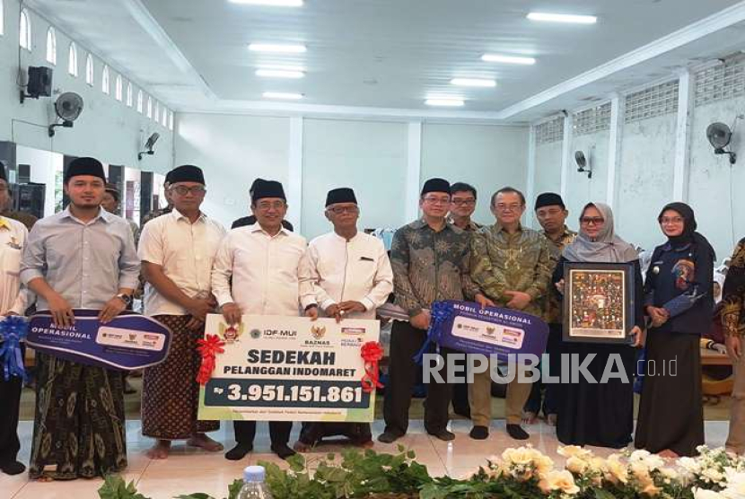 Donasi disalurkan untuk pesantren dan MUI Pusat