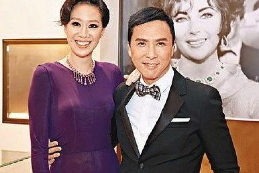 Donnie Yen dan istrinya, Cecilia Wang
