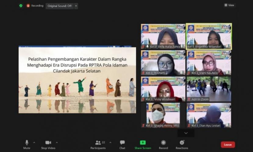 Dosen dari Program Studi Manajemen, Universitas BSI (Bina Sarana Informatika) melakukan kegiatan pengabdian masyarakat (PM). Tema PM yang diusung kali ini, tentang pelatihan pengembangan karakter dalam rangka menghadapi era disrupsi.