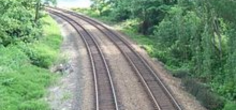 Double-track railway (ilustration)