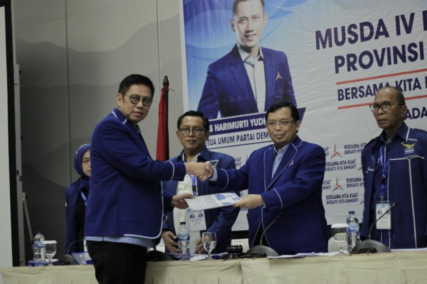 DPD Partai Demokrat Provinsi Sumatera Barat menggelar Musyawarah Daerah (Musda) Ke-IV , Selasa (24/5) 