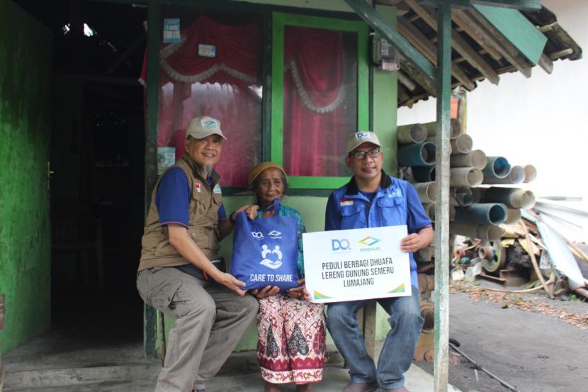 DQ bersama PERDAUS Singapura berkesempatan berkunjung ke lokasi warga yang terdampak di Lumajang, Jawa Timur