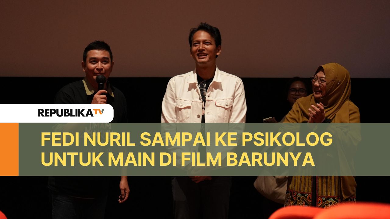 Dr Aisah Dahlan (paling kanan) dan Fedi Nuril (tengah) dalam acara nonton duluan film 1 Imam 2 Makmum.