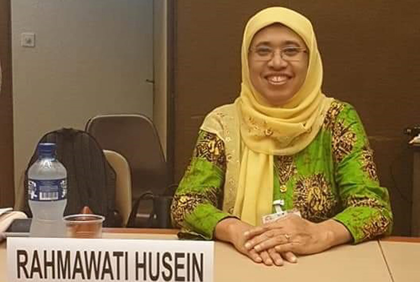 Pakar kebencanaan UMY yang juga Wakil Ketua Muhammadiyah Disaster Management Center (MDMC),  Rahmawati Husein. 