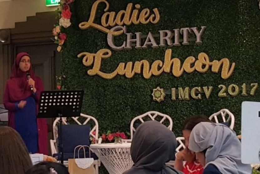 Dr Sara Hassan tampil di acara Makan Siang Amal oleh IMCV di Melbourne