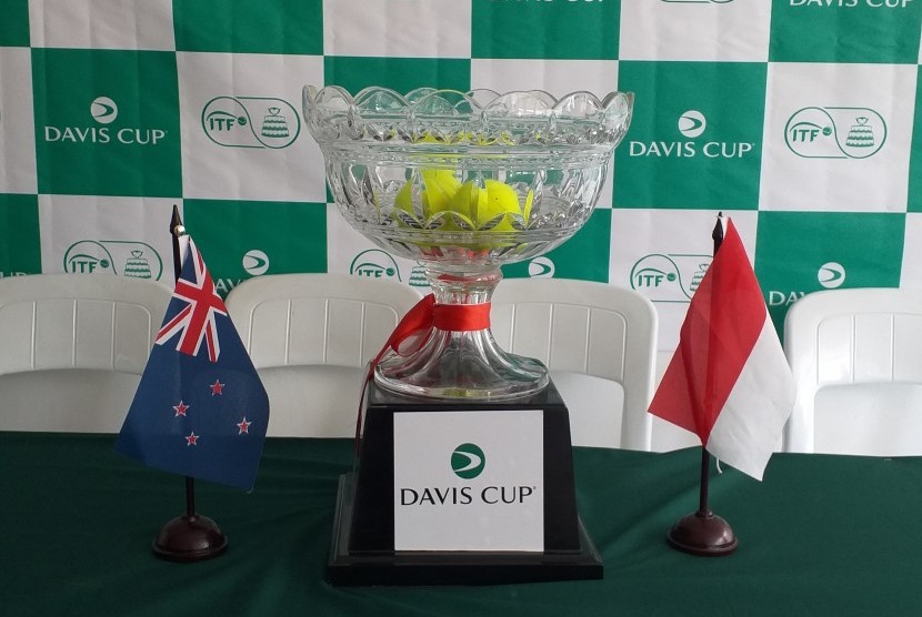Drawing Davis Cup Indonesia vs Selandia Baru.