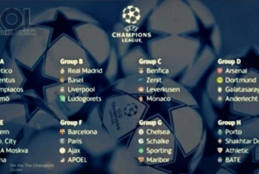  drawing grup Liga Champion 2014-2015