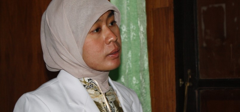 drg Annisya Muharti, dokter gigi di RSUD Mulia, Puncak Jaya, Papua.