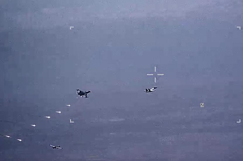 Drone MQ-9 Reaper diusik oleh jet militer Rusia di bagian barat Suriah sebelum membunuh pemimpin ISIS