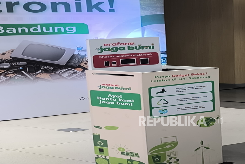 Dropbox pengumpulan gawai bekas yang dijalankan Erafone untuk mengurangi sampah elektronik.