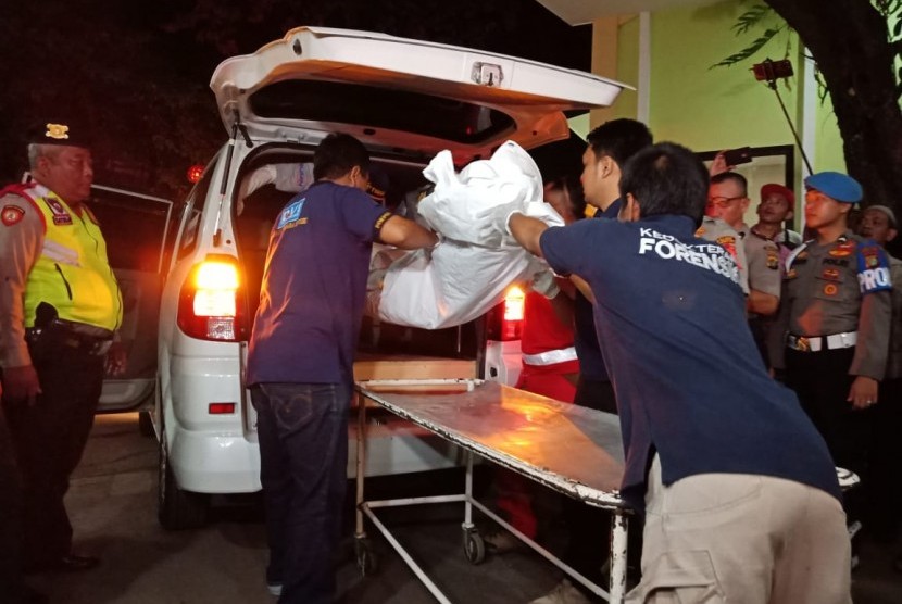 Kantong jenazah korban Lion Air di RS Polri (ilustrasi)