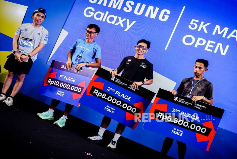 Dua Pelari Komunitas MS Glow For Men Running Raih Podium pada Jakarta Running Festival