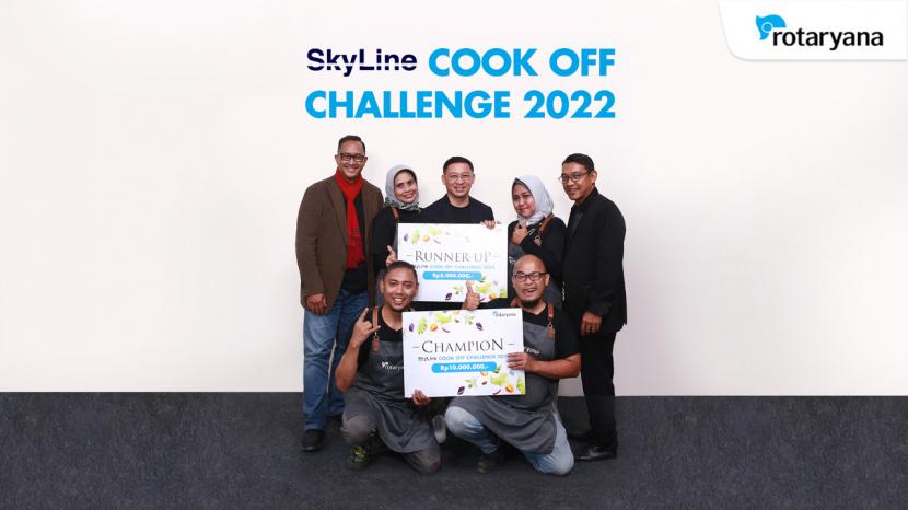 Dua tim finalis kompetisi Skyline Cook Off Challenge (SCOC) 2022.