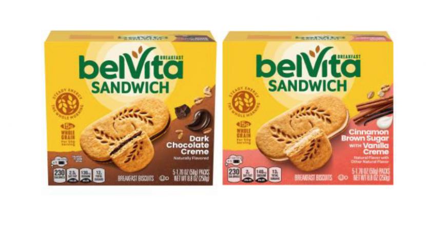 Dua varian BelVita Breakfast Sandwich ditarik dari pasar AS karena ada cemaran alergen kacang.