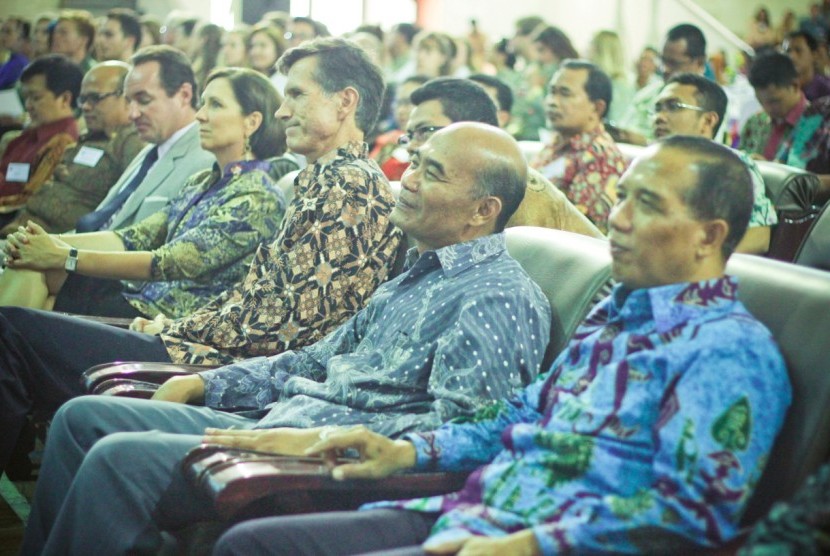 Dubes AS untuk Indonesia Robert Blake didampingi Rektor UMM Muhadjir Effendy